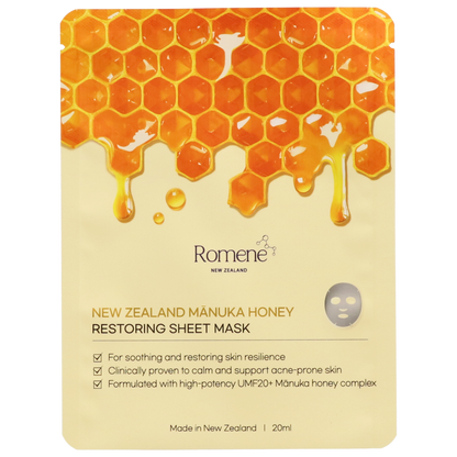 New Zealand Manuka honey restoring sheet mask