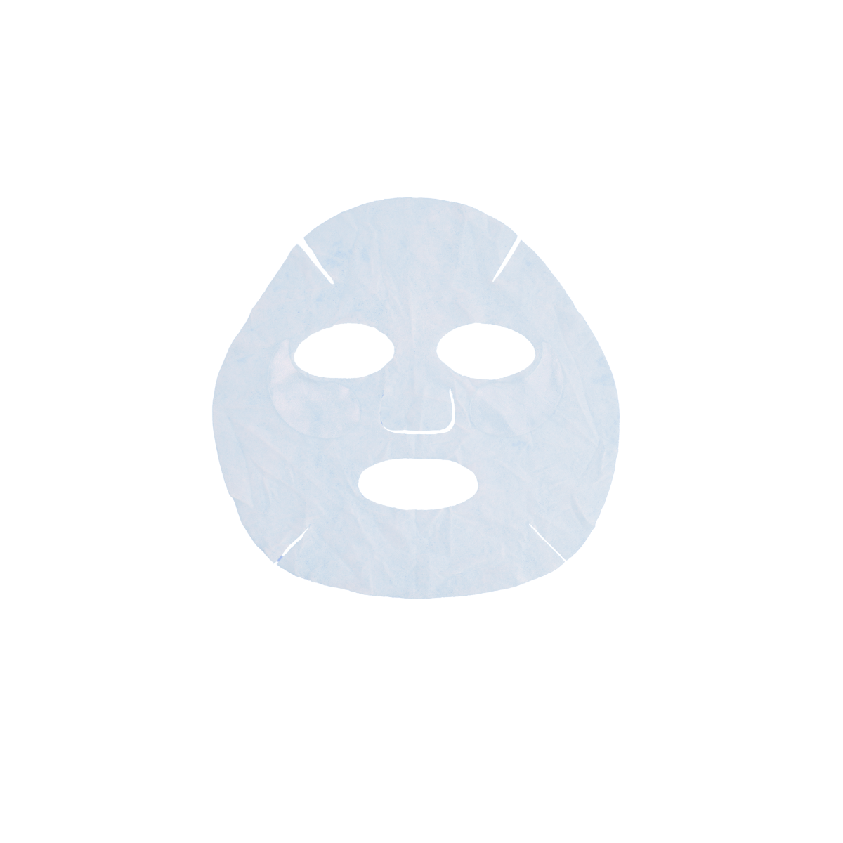 Sheet mask on a white background