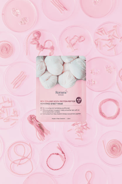 New Zealand Wool Protein-Peptide Repairing Sheet Mask